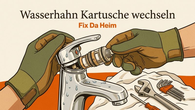 Wasserhahn Kartusche wechseln: Anleitung in 8 Schritten (2026)