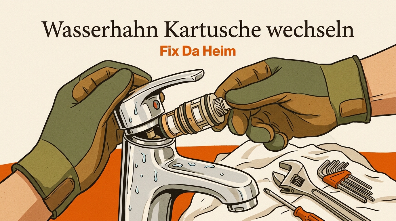 Wasserhahn Kartusche wechseln: Anleitung in 8 Schritten (2026) 2 Wasserhahn Kartusche wechseln – Schritt-für-Schritt Anleitung