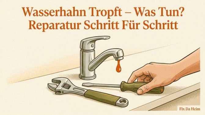 Wasserhahn tropft – was tun? Tropfenden Wasserhahn reparieren