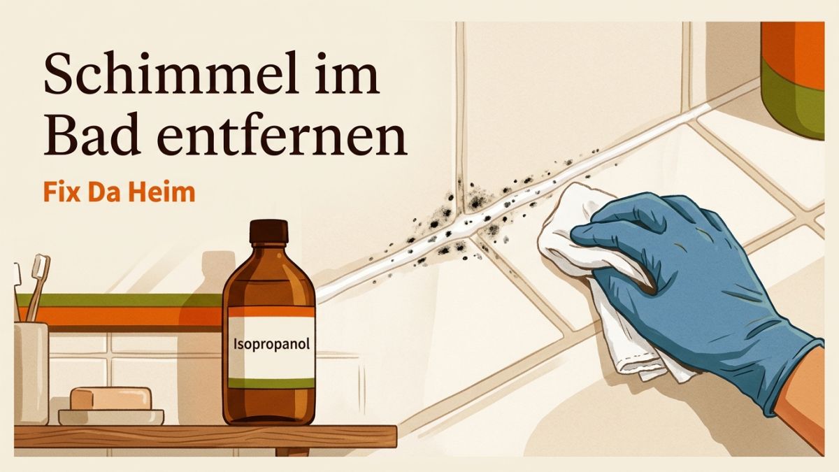 Schimmel im Bad entfernen (2026): Silikonfuge & Fliesen sauber