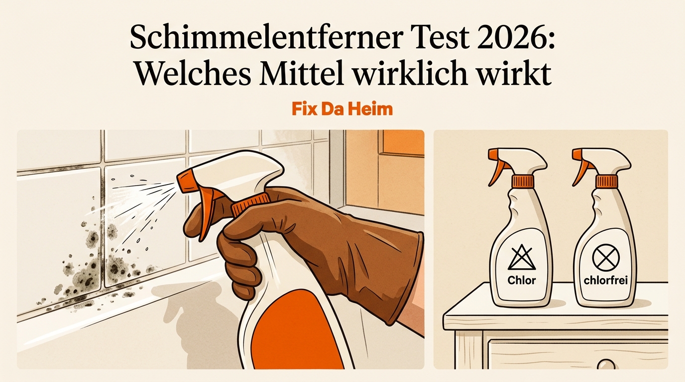 Schimmelentferner Test 2026: Welches Mittel wirklich wirkt 10 Schimmelentferner Test: chlorhaltig vs. chlorfrei – Stiftung Warentest Empfehlung 2022 im Vergleich
