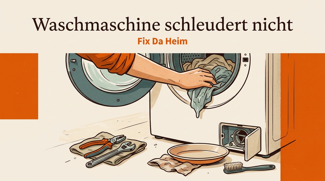 Waschmaschine schleudert nicht (2026) – 8 Ursachen & Lösungen 2 Waschmaschine schleudert nicht – 8 Ursachen und Lösungen