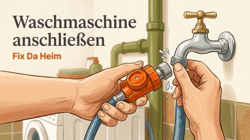 Waschmaschine anschließen: Schritt-für-Schritt-Anleitung (2026)