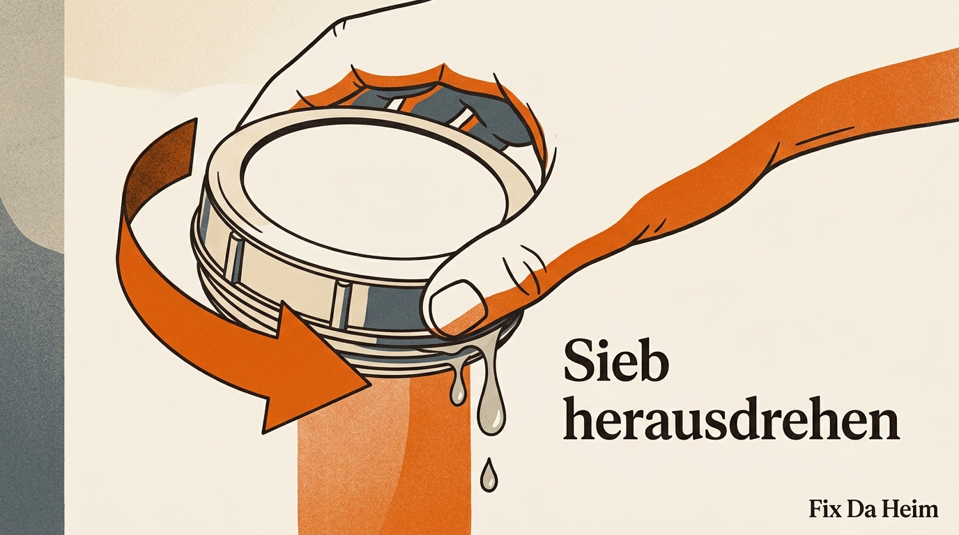 Waschmaschine schleudert nicht (2026) – 8 Ursachen & Lösungen 10 Flusensieb herausdrehen gegen den Uhrzeigersinn