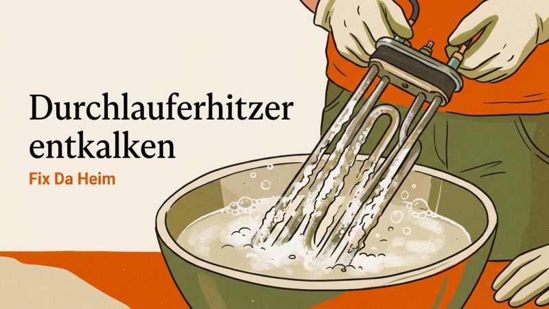 Durchlauferhitzer entkalken (2026): Schritt-für-Schritt-Anleitung