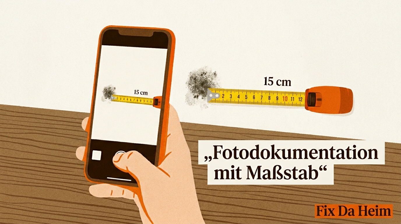 Schwarzer Schimmel erkennen: Arten, Gefahren & was zu tun ist 3 Schimmelbefall fotografieren und Größe dokumentieren für Mängelanzeige