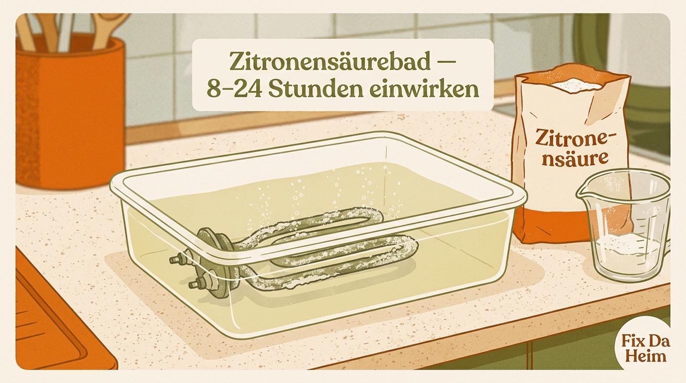 Schritt 4: Entkalkungslösung ansetzen
