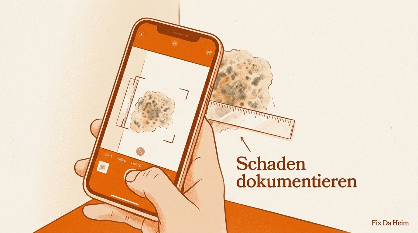 Schimmel unter Tapete entfernen (2026) – Anleitung & Mietrecht 14 Schimmel Mietrecht – Dokumentation, Mängelanzeige, Mieterrechte