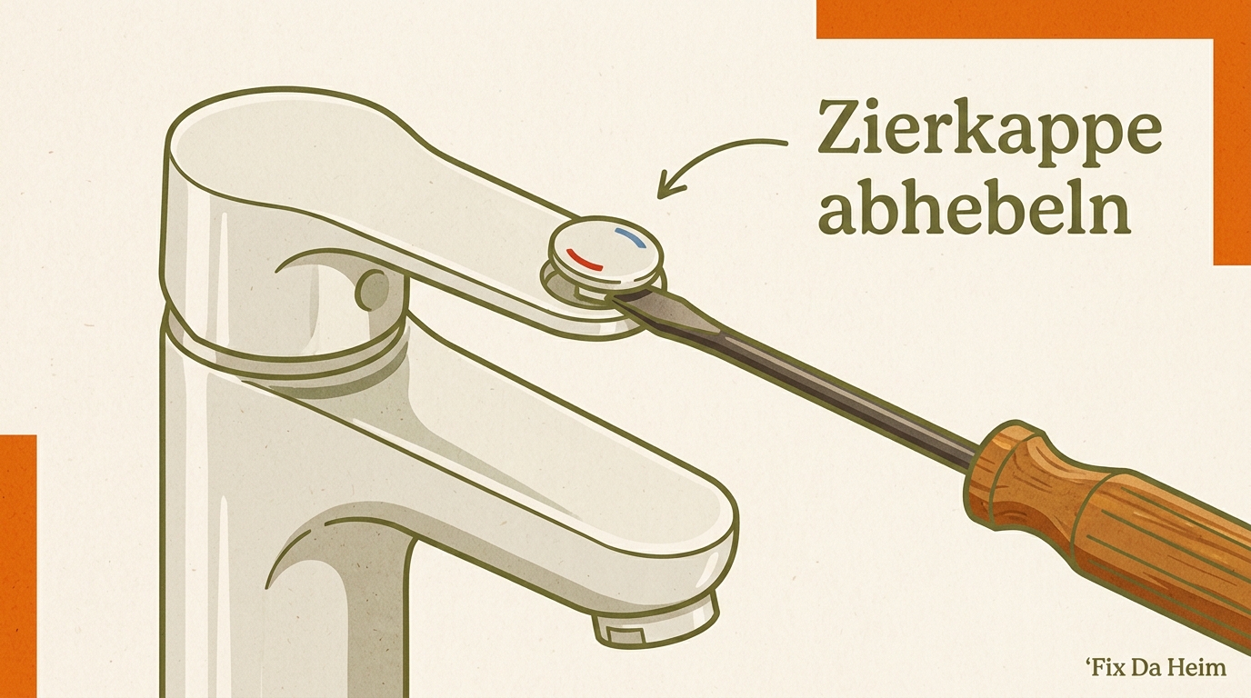 Schritt 1: Wasser absperren