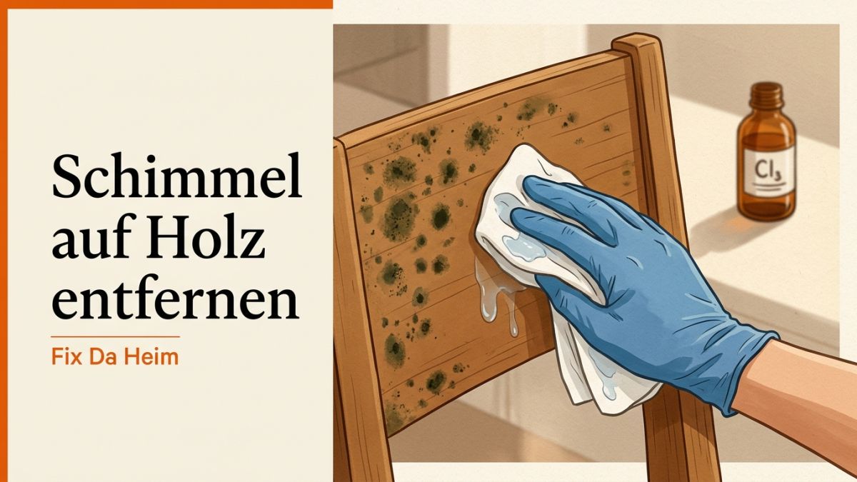 Schimmel auf Holz entfernen: Anleitung + Mittelvergleich (2026)
