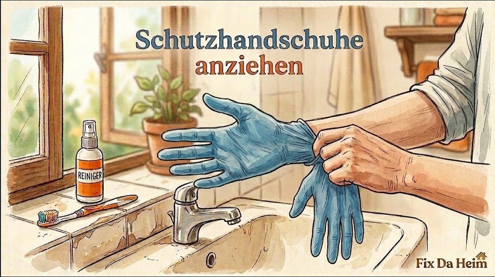 Schimmel auf Silikon entfernen – Reinigen oder erneuern? 15 Schritt 1: Vorbereiten und sichern