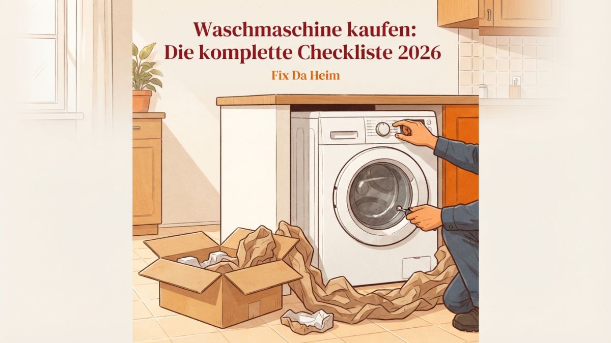 Waschmaschine kaufen: Die Checkliste 2026
