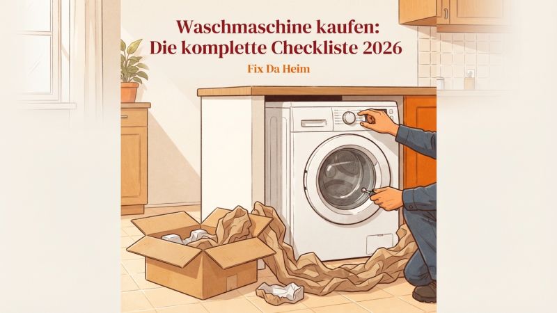 Waschmaschine kaufen: Die Checkliste 2026