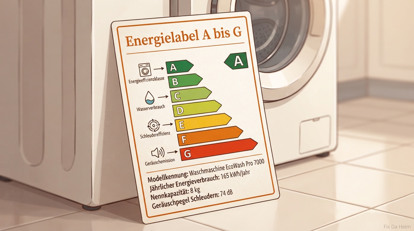 Waschmaschine kaufen: Die Checkliste 2026 3 Energielabel A bis G für Waschmaschinen – EU-Energieeffizienzklassen seit 2021