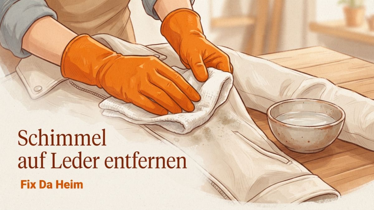 Schimmel auf Leder entfernen: Die Anleitung, die wirklich hilft