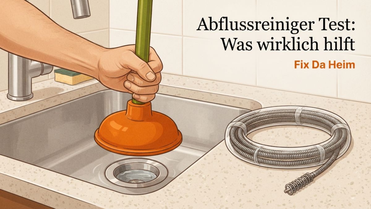 Abflussreiniger Test 2026: Was wirklich wirkt
