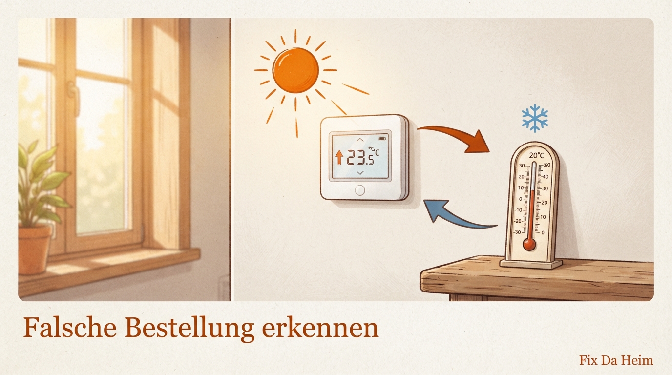 Fußbodenheizung Thermostat: Diagnose, Einstellen, Kaufen 7 Fußbodenheizung Diagnose: Thermostat zeigt falsche Temperatur – Platzierungsfehler erkennen