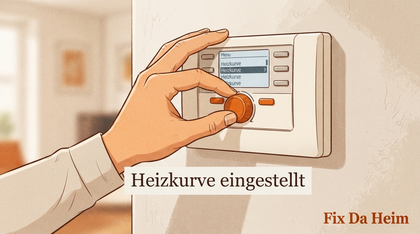 Fußbodenheizung wird nicht warm? Diagnose in 5 Minuten 8 Heizkurve-Einstellung am Regler der Heizungsanlage – Heizkurve Fußbodenheizung am Regler einstellen