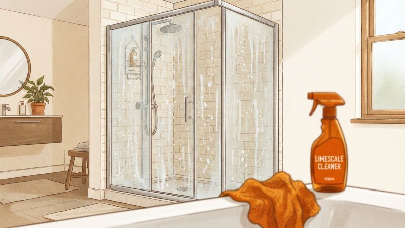 Wasserflecken auf Glas entfernen: Kalk oder Schaden?